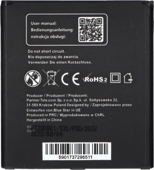 Immagine prodotto NoName Batteria Blue Star BLUE STAR PREMIUM per SAMSUNG Grand Prime G530 / J3 2016 / J5 2800 mAh