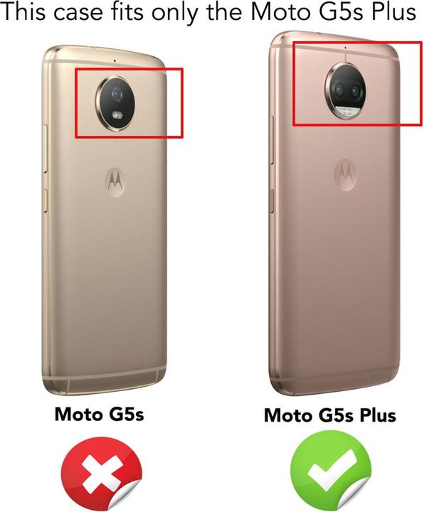 Immagine prodotto Nalia Copri cellulare (Motorola Moto G5S Plus)