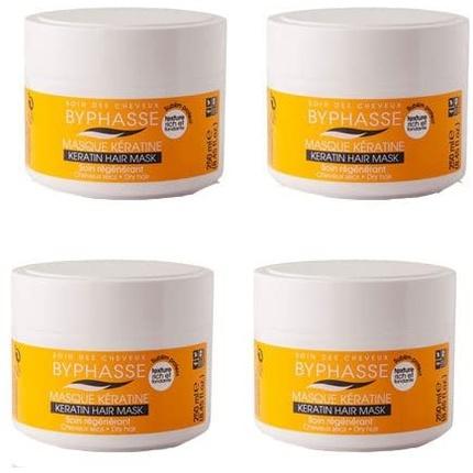 Byphasse Sublim Protect Mascarilla Queratina Cabello Seco 250ml (250 ml, Flüssiges Shampoo)