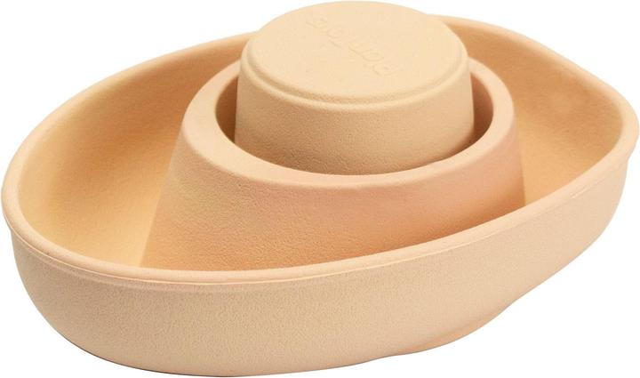 Image du produit Plantoys Bateau cabriolet orange past en caoutchouc