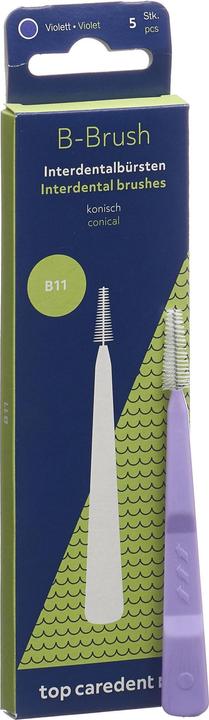 Produktbild Top Caredent B11 IDBG-VK Interdentalbürste violett konisch >2.4mm (5 x)