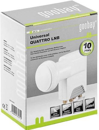 Produktbild Goobay Universal Quattro LNB (Quattro LNB, 40mm)