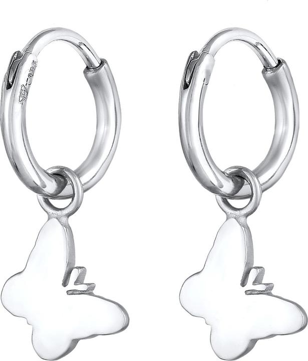 Produktbild Elli Ohrringe Creolen Schmetterling 925 Silber (925er Sterling Silber)
