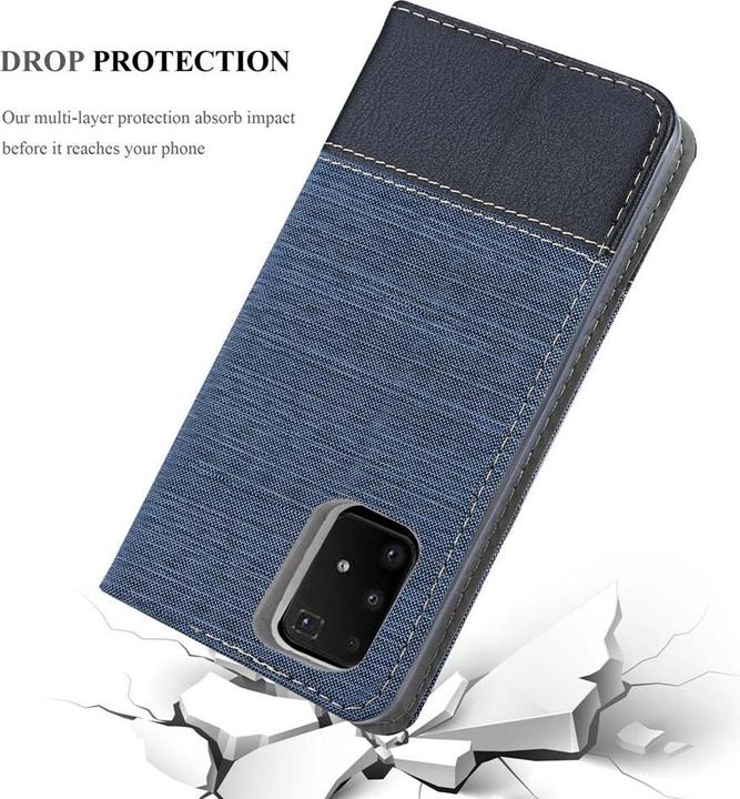 Actual product image Cadorabo Book Jeans Optics Cover (Samsung Galaxy A91)