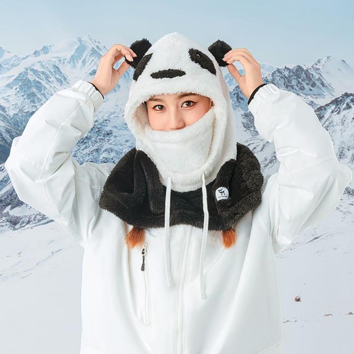 Produktbild Ty Panda Ski Balaclava for Kids/Adults Size L - Black/White
