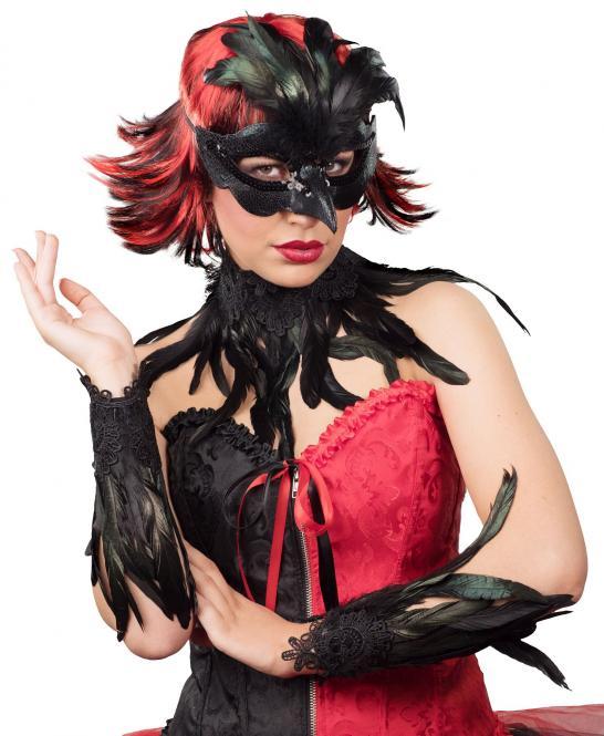 Immagine prodotto Orlob Set travestimento corvo, maschera (Taglia unica)