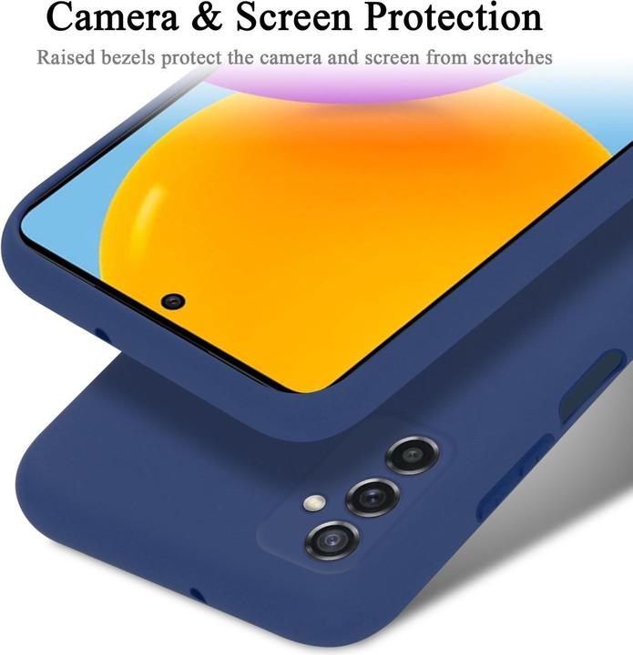 Actual product image Cadorabo TPU Liquid Silicone Case Cover for Samsung Galaxy M52 5G (Samsung Galaxy M52 5G)