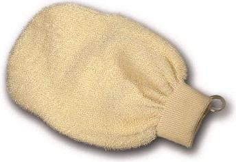 Actual product image Herba Massage Glove, Linen/Treew.