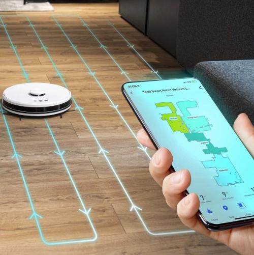 Actual product image Tesla robot vacuum cleaner robot vacuum laser (Vacuum mopping robot)