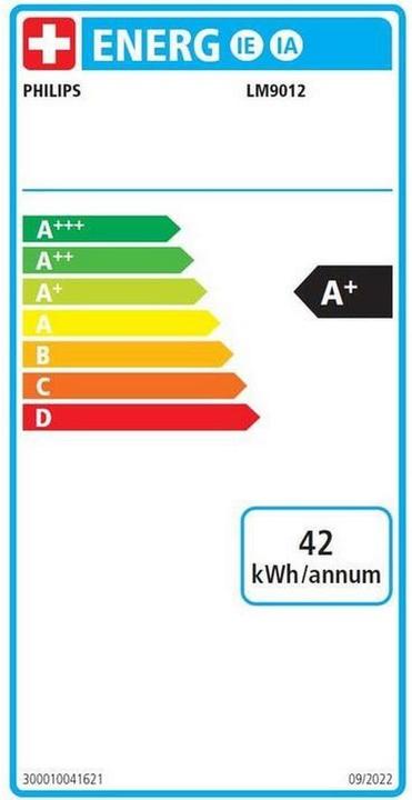 Label énergétique Philips LM9012/62 (L'Or Barista, Fiche CH)