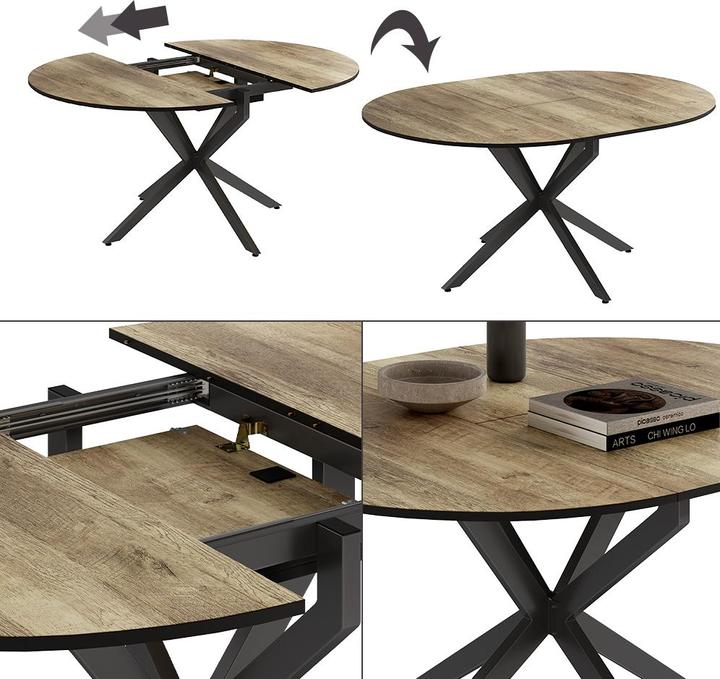Actual product image Vicco Loyd (Ø 120 x 76.5 cm)