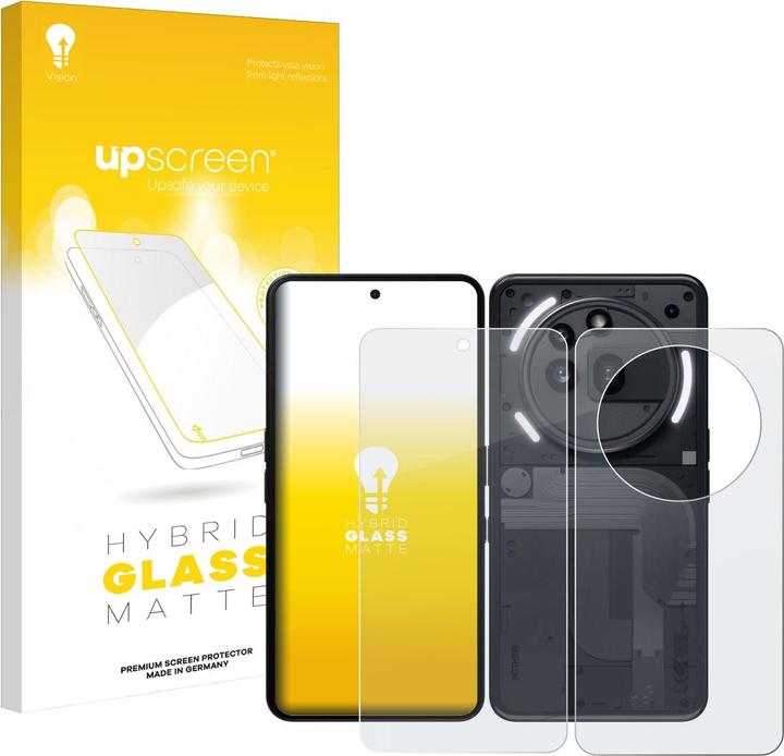 Produktbild upscreen Schutzglas Schutzfolie Displayschutz Display Schutz Glas Folie matt (1 Stück, Nothing Phone (3a) Pro)