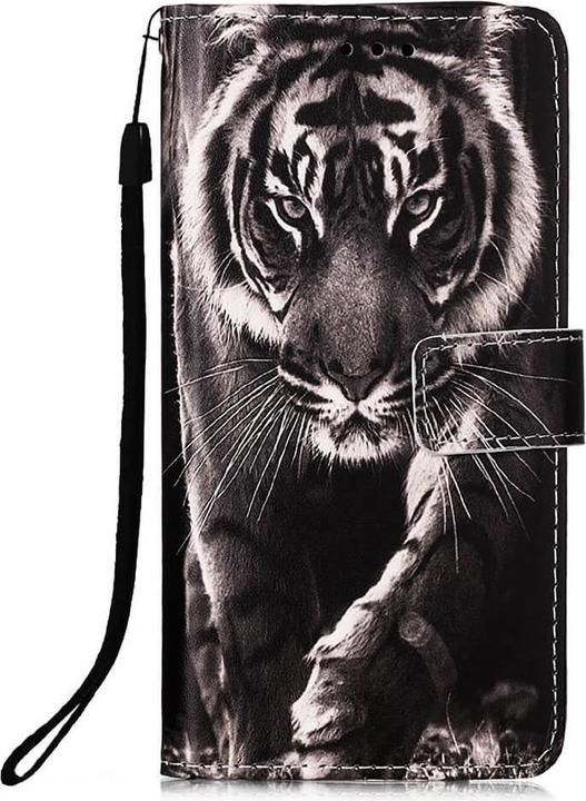 Actual product image Cover-Discount iPhone 15 - Leather Case Cover Tiger (Apple iPhone 15)