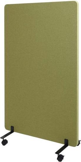 Produktbild Mendler Akustik-Trennwand HWC-G77, Pinnwand, doppelwandig rollbar Stoff/Textil, 127x80cm grün