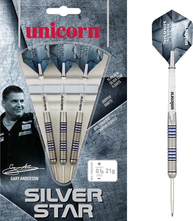 Immagine prodotto Unicorn Freccette in acciaio Silver Star Gary Anderson (21 g)