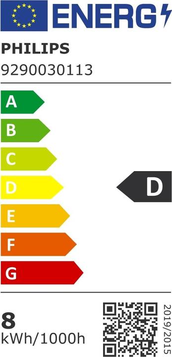Energie-Label Philips Led Lampe (E27, 7.90 W, 1055 lm, 1 x, D)