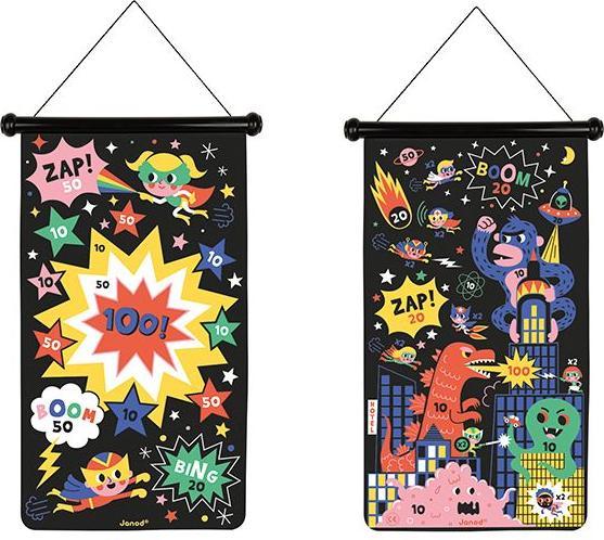Actual product image Sophie la girafe Dart Game Magnetic Superhero