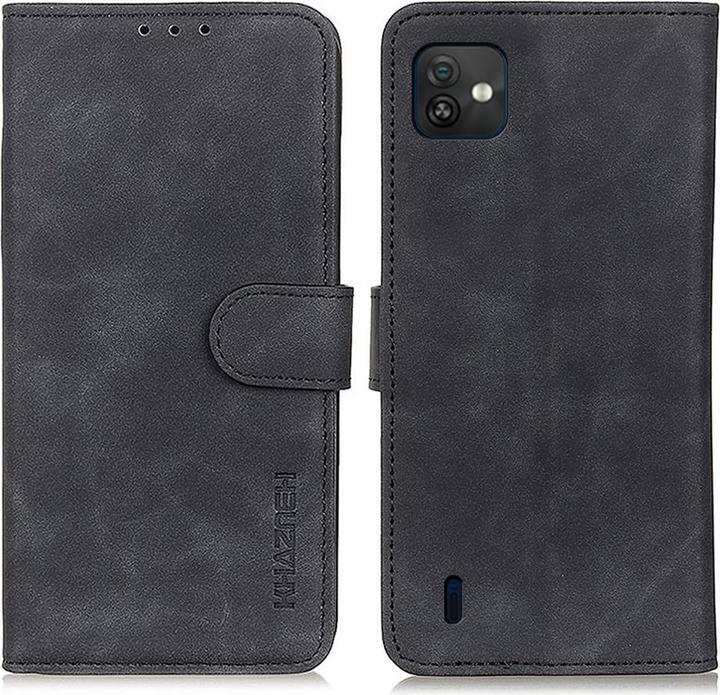 Produktbild Cover-Discount WIKO Y82 - Leder Etui Hülle schwarz (Wiko Y82)
