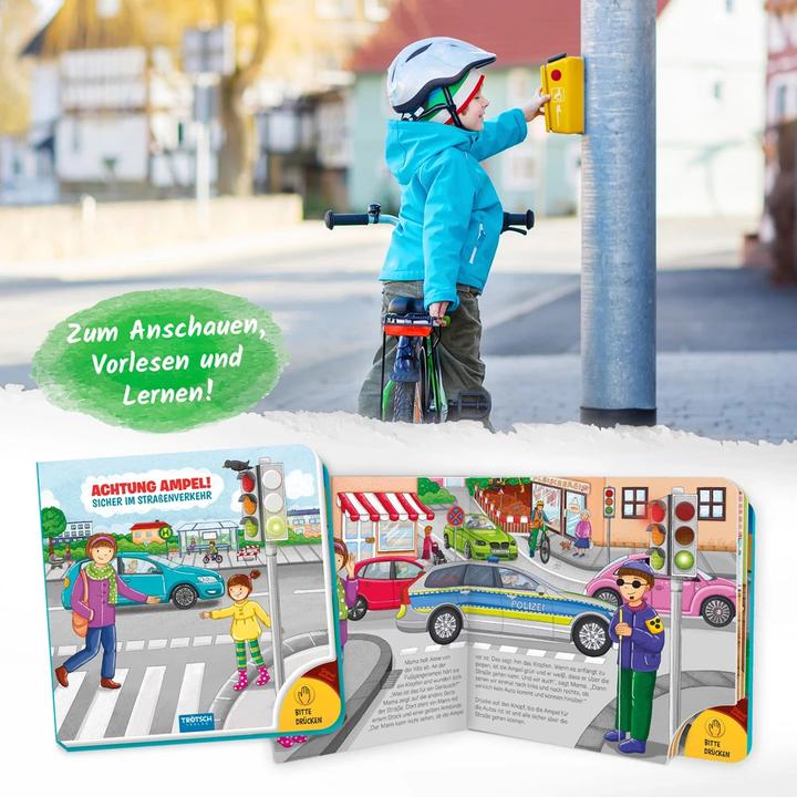 Immagine prodotto Kinderbuch Achtung Ampel Sicher im Strassenverkehr mehrfarbig (Tedesco, Casa Editrice Trötsch, 2022)