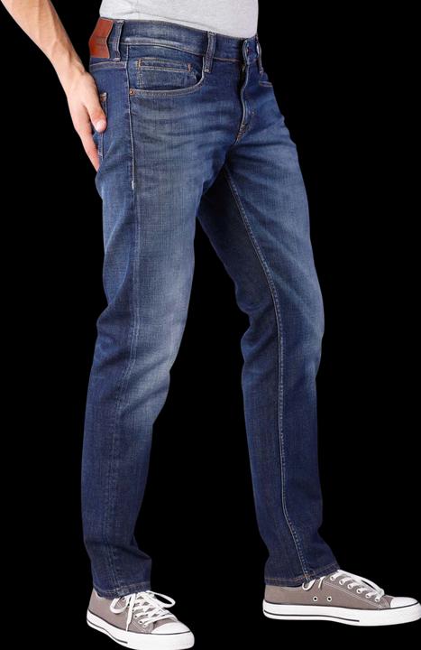 Image du produit Mustang Oregon tapered crinkle dark rinse (W35/L34)