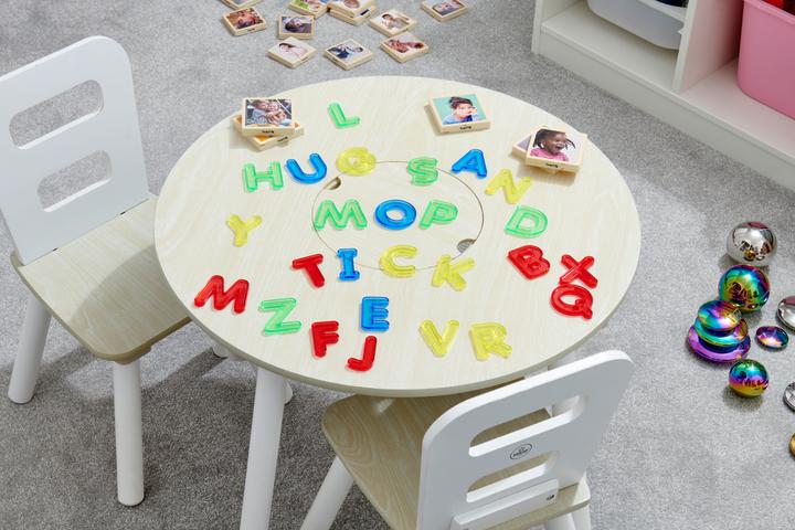 Actual product image TickiT Set of 26 colored, semi-transparent acrylic capital letters