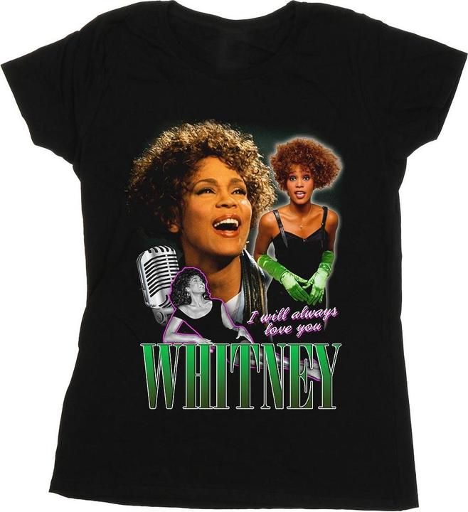 Whitney Houston I Will Always Love You Homage TShirt (S)