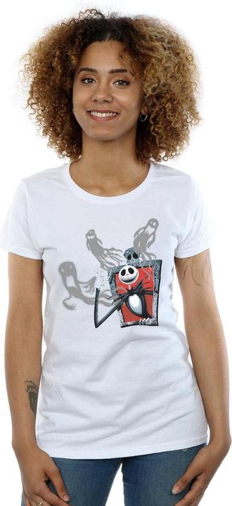 Actual product image Disney Womens/Ladies Nightmare Before Christmas Ghosts Of Jack Cotton T-Shirt (XXL)