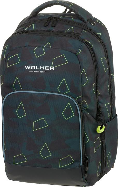 Walker Rucksack College 2.0 29 l, Schwarz/Grün (29 l)
