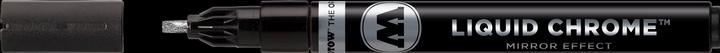 Image du produit Molotow LIQUID CHROME™ Crayon calligraphie acrylique argenté 3,0 mm, 1 pc. (Noir, 3 mm, 1 x)