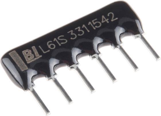 Produktbild OEM Widerstands-Netzwerk 5 Widerstände/6Pins 330 Ohm