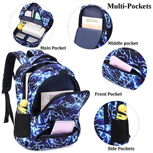 Produktbild Only-Bags.Store Schultaschen Set mit Lunchpaket Federmäppchen Teenager Schulrucksack