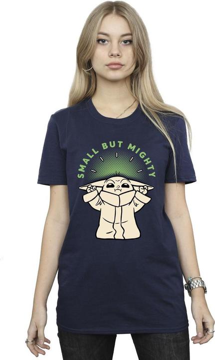 Image du produit Star Wars - T-shirt THE MANDALORIAN SMALL BUT MIGHTY GROGU - Femme (M)