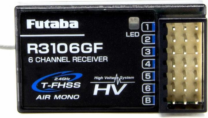 Actual product image Futaba T6L Sport T-FHSS Mode2 and R3106GF Receiver