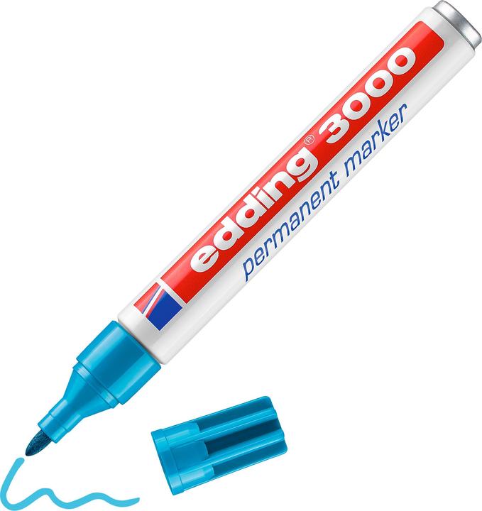 Image du produit Edding Marqueur permanent 3000 (Orange, 3 mm, 1 x)