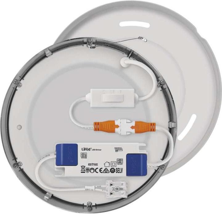 Immagine prodotto Emos Lampada LED a plafone NEXXO, rotonda, argento, 12,5W, con Change CCT (1100 lm)