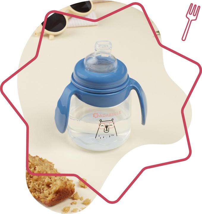 Produktbild Badabulle Trinkbecher mit Tropf-Stopp 2er Set (360 ml)