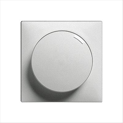 Produktbild Feller Abdeckset für Drehdimmer silver