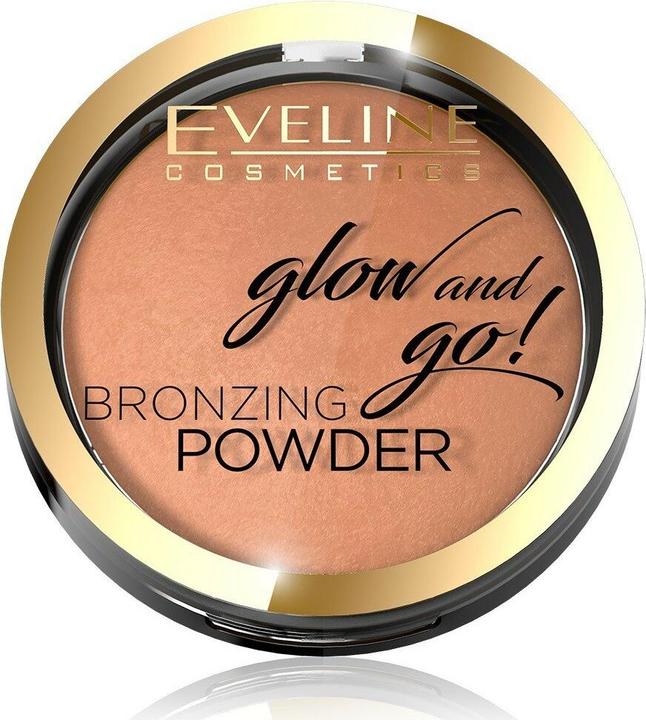 Produktbild Eveline Glow And Go! Bronzing Powder Powder Powder Bronzer In Stone 02 Jamaica Bay 8.5G (02 Jamaica Bay, Bronzer, 8.50 g)