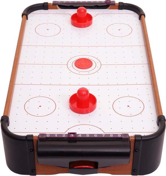 Immagine prodotto Mendler Mini Air Hockey, gioco da tavolo air hockey con accessori, legno 56x30x10cm