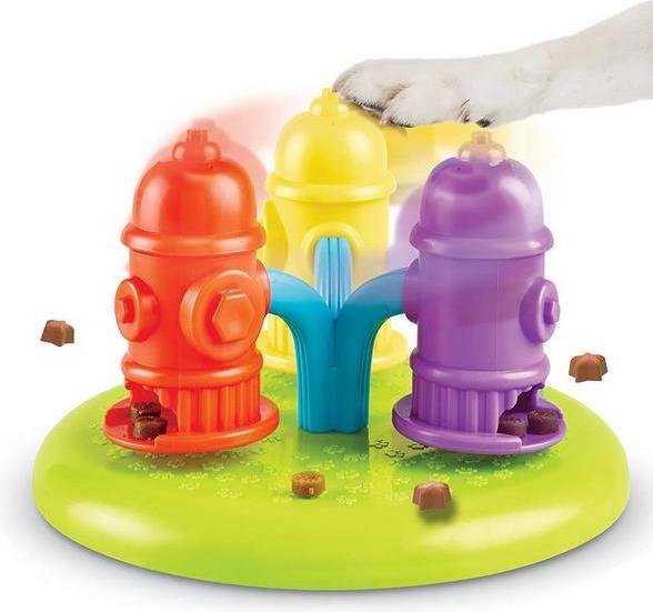 Image du produit Brightkins Spinning Hydrants Treat Puzzle (puzzle de boissons) (Jouet d'occupation chien)