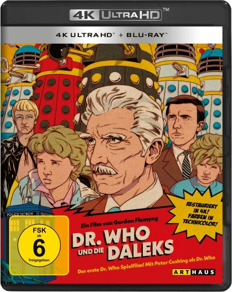 Produktbild Dr. Who und die Daleks (4K Ultra HD+Blu-ray) (Blu-ray, Französisch, Englisch, Deutsch)