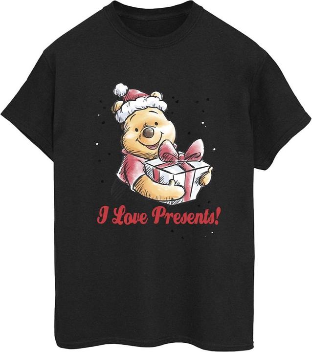 Actual product image Disney Womens/Ladies Winnie The Pooh Love Presents Cotton Boyfriend T-Shirt (XL)
