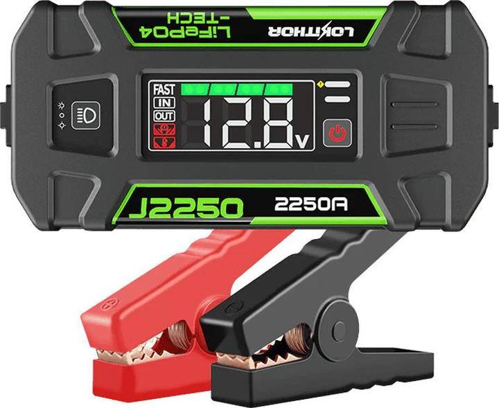 Lokithor J2250 Pro 12V LIFEPO4 Jump Starter 2250 Amps (2250 A)