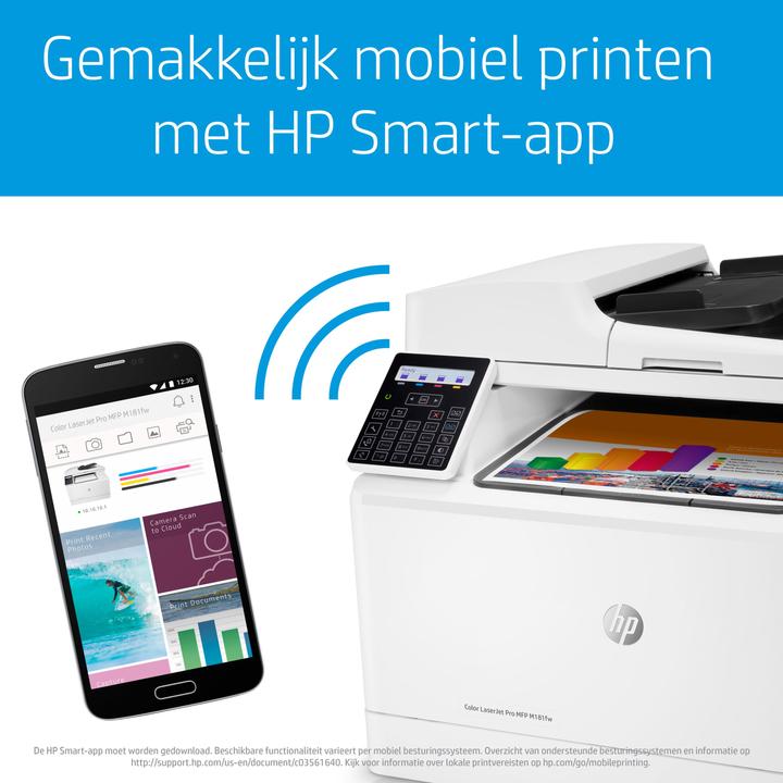 Actual product image HP LaserJet Pro MFP M181fw (Laser, Colour)