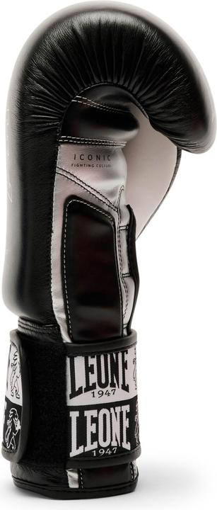 Produktbild Leone Iconic Boxhandschuhe Schwarz GN208 (14 OZ, One Size)
