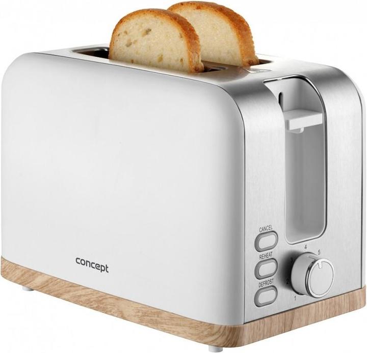 Actual product image Concept Toaster Elwood white TE2015 (EU plug)