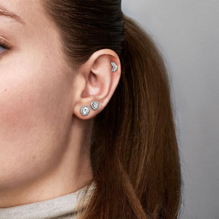 Actual product image Pandora Heart stud earrings (Silver 925)