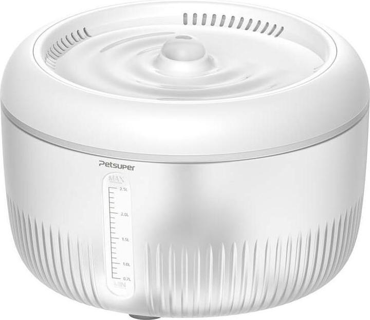 Produktbild Petsuper Intelligenter Wasserbrunnen für Haustiere2,5 l, Weiss (2.50 l)