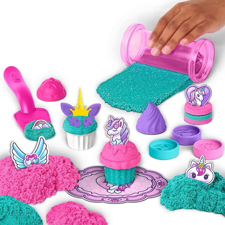 Actual product image Spin Master Kinetic Sand Unicorn Back Set