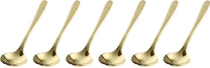 Produktbild Rosenthal Probieren Sie PVD 6 Mokkalöffel aus poliertem Gold (1 Stück, Löffel)